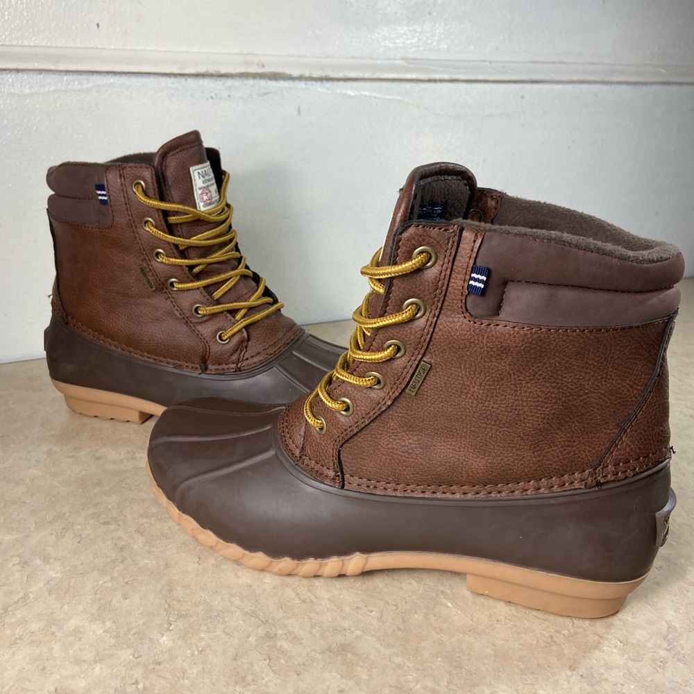 Size 11 Nautica Mens Duck Boots - Waterproof Shell Insulated Snow Boot Channing